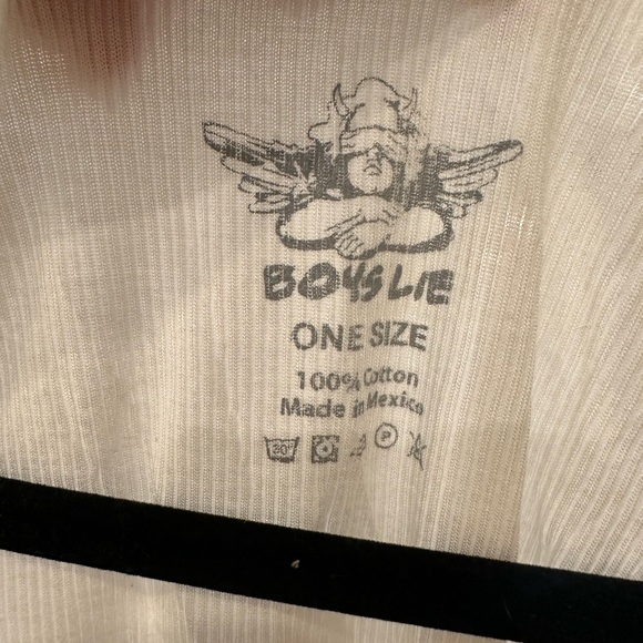 Boys Lie Cropped Tank - Picture 2 of 2